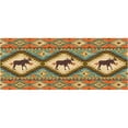 thumbnail image 1 of Mayberry Rug CC10520 20X44 20 x 44 in. Cozy Cabin Yukon Printed Nylon Kitchen Mat & Rug, Multi Color, 1 of 5