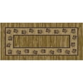 thumbnail image 1 of Mayberry Rug CC20732 20X44 20 x 44 in. Trackside Nylon Rectangle Area Rug, Brown, 1 of 1