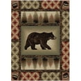 thumbnail image 1 of Mayberry Rug HS6305 5X8 5 ft. 3 in. x 7 ft. 3 in. Hearthside Hickory Gap Area Rug, Multi Color, 1 of 2