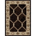 thumbnail image 1 of Mayberry Rug HS6483 2X3 2 ft. 3 in. x 3 ft. 3 in. Hearthside Midnight Trail Black Rectangle Area Rug, 1 of 1