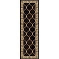 thumbnail image 1 of Mayberry Rug HS6483 2X8 2 ft. 2 in. x 7 ft. 7 in. Hearthside Midnight Trail Black Runner Rug, 1 of 3