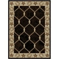 thumbnail image 1 of Mayberry Rug HS6483 5X8 5 ft. 3 in. x 7 ft. 3 in. Hearthside Midnight Trail Black Rectangle Area Rug, 1 of 3