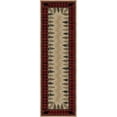 thumbnail image 1 of Mayberry Rug Hearthside Four Corners Red Lodge Area Rug 2'3"x7'7", 1 of 3