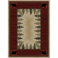 thumbnail image 1 of Mayberry Rug Hearthside Four Corners Red Lodge Area Rug 7'10"x9'10", 1 of 3