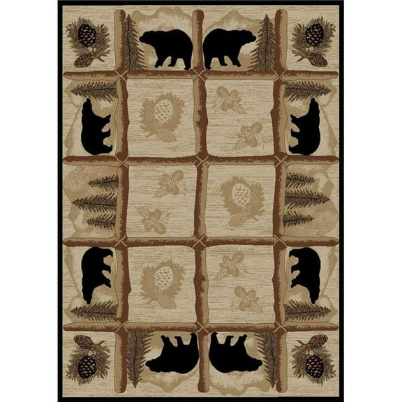 Mayberry Rug HS7472 2X3 2 ft. 3 in. x 3 ft. 3 in. Hearthside Toccoa Area Rug, Multi Color