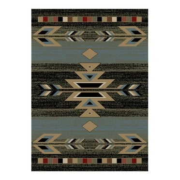 Mayberry Rug HS7613 8X10 7 ft. 10 in. x 9 ft. 10 in. Hearthside Rio Grande Ebony Area Rug
