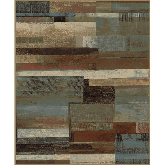 Mayberry Rug HS7731 2X8 2 ft. 3 in. x 7 ft. 7 in. Hearthside Scenic Vision Area Rug, Multi Color