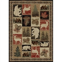 Mayberry Rug HS9651 2X8 2 ft. 2 in. x 7 ft. 7 in. Hearthside Hillside Bluff Area Rug, Multi Color