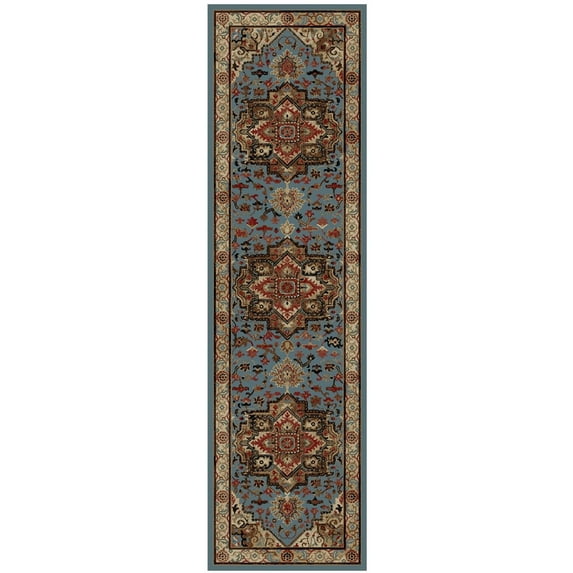 Mayberry Rug HT7776 2X8 2 ft. 3 in. x 7 ft. 7 in. Home Town Charisma Area Rug, Cloude