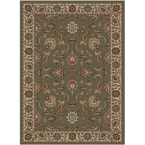 Mayberry Rug HT9965 5X8 5 ft. 3 in. x 7 ft. 7 in. Home Town Ambassador Area Rug, Sage