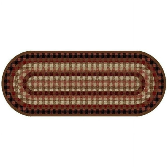 Mayberry Rug Hearthside Countryside Cottage Area Rug - Multi Color - 2 ft. 2 in. x 5 ft. 3 in.