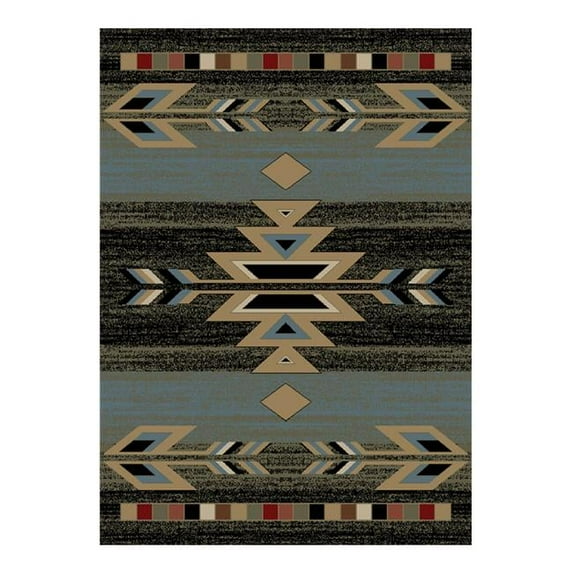 Mayberry Rug Hearthside Rio Grande Ebony Area Rug