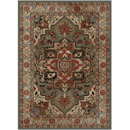 Mayberry Rug Home Town Charisma Area Rug - Sage - 5 ft. 3 in. x 7 ft. 7 in.