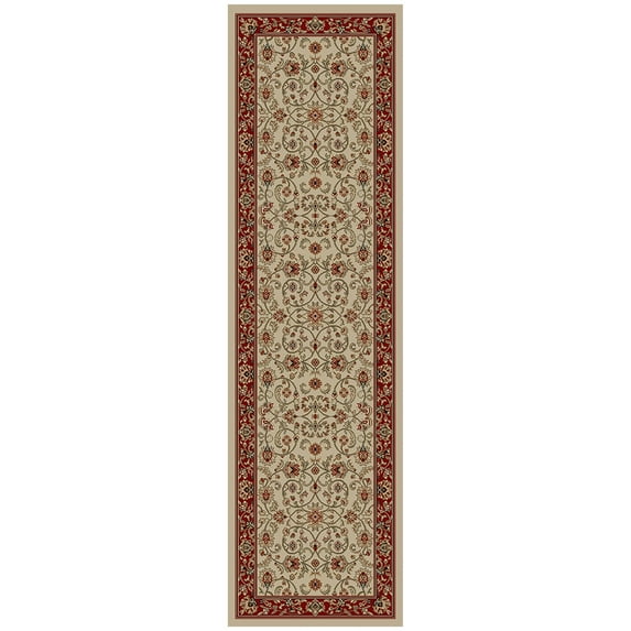 Mayberry Rug Mayberry Hometown Classic Oriental Keshan Area Rug Antique 2'7" x 12' 12' Runner Runner