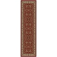 thumbnail image 1 of Mayberry Rug Mayberry Hometown Classic Oriental Keshan Area Rug Red 2'3" x 7'7" Runner 8' Runner Beige Runner, 1 of 5