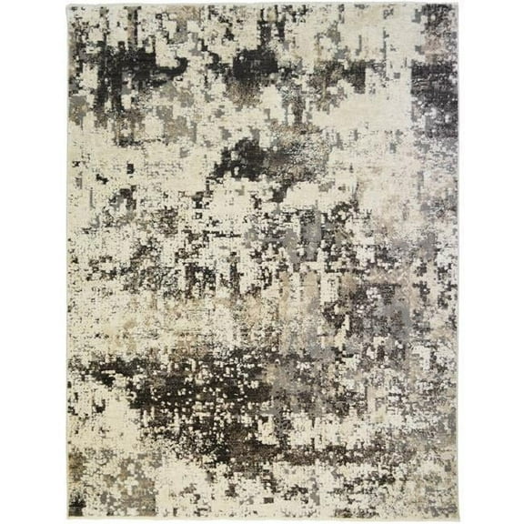 Mayberry Rug OX3091 2X3 2 ft. 1 in. x 3 ft. 3 in. Oxford Bangor Area Rug, Black