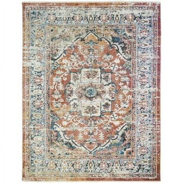 Mayberry Rug OX3100 2X3 2 ft. 1 in. x 3 ft. 3 in. Oxford Dover Area Rug, Rust
