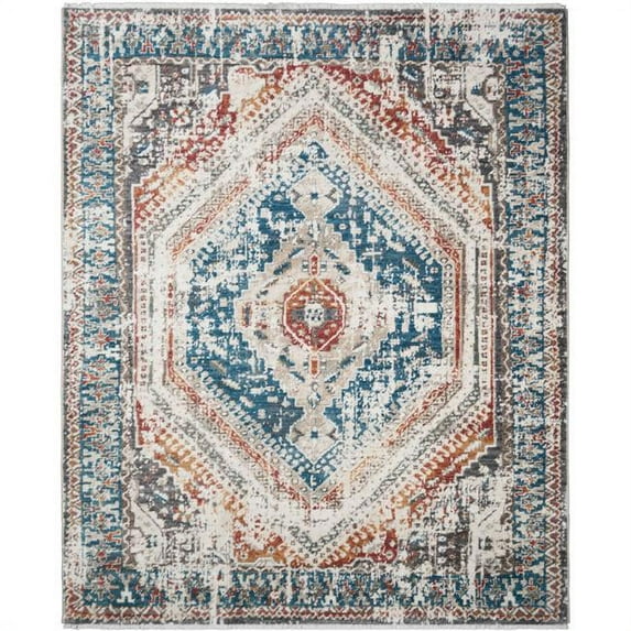 Mayberry Rug OX9406 9X13 9 ft. 2 in. x 12 ft. 6 in. Aston Rectangle Area Rug, Multi Color