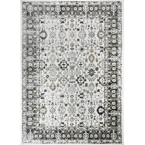 Mayberry Rug RH9502 8X10 7 ft. 10 in. x 9 ft. 10 in. Rhapsody Harper Ivory Area Rug, Ivory