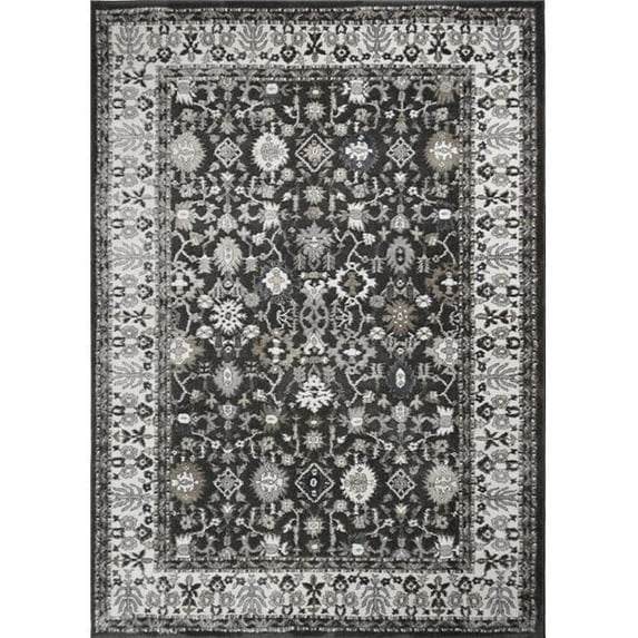 Mayberry Rug Rhapsody Harper Area Rug - Charcoal - 5 ft. 3 in. x 7 ft. 3 in.