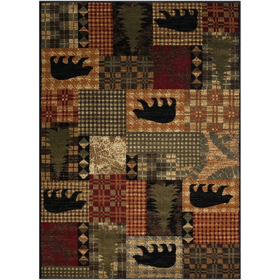 Mayberry Rug Sunset Valley Scout Multi Lodge Area Rug 3'11"x5'3"