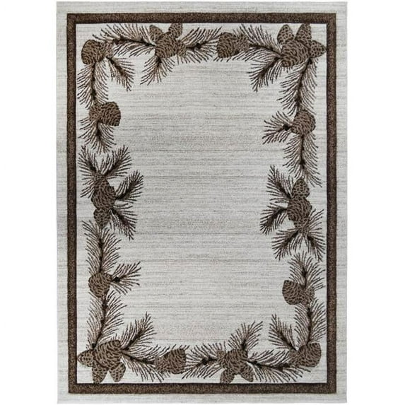 Mayberry Rug TC9712 5X8 5 ft. 3 in. x 7 ft. 3 in. Dean Honeybrook Rectangle Area Rug, Multi Color