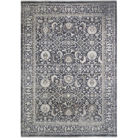Mayberry Rug WD4016 8X10 7 ft. 10 in. x 9 ft. 10 in. Windsor Laurent Area Rug, Gray