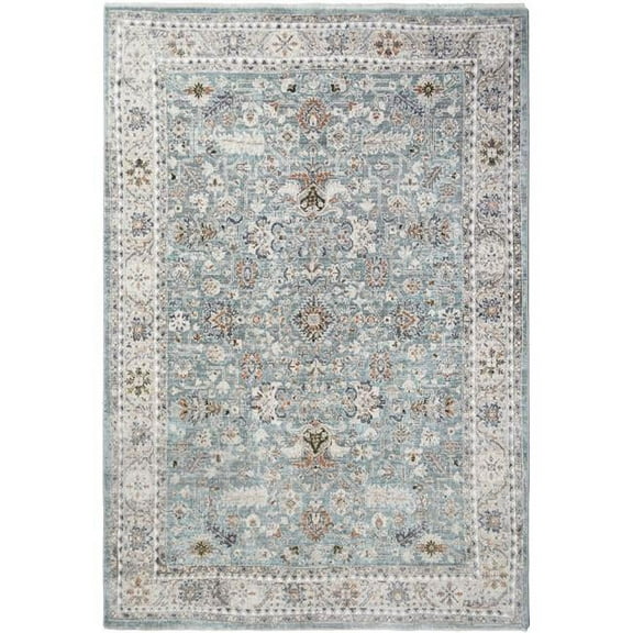 Mayberry Rug WD4026 8X10 7 ft. 10 in. x 9 ft. 10 in. Windsor Manchester Area Rug, Blue