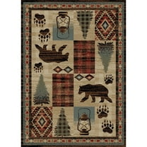 Mayberry Rugs American Destination Lodge Panel Rug 7'10"x9'10" 8' x 10'