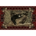 thumbnail image 1 of Mayberry Rugs Lodge King Lazy Bear Rustic Pine Cone Area Rug 5'3" x 7'7" 5' x 8' Indoor Runner, Rectangle, 1 of 5