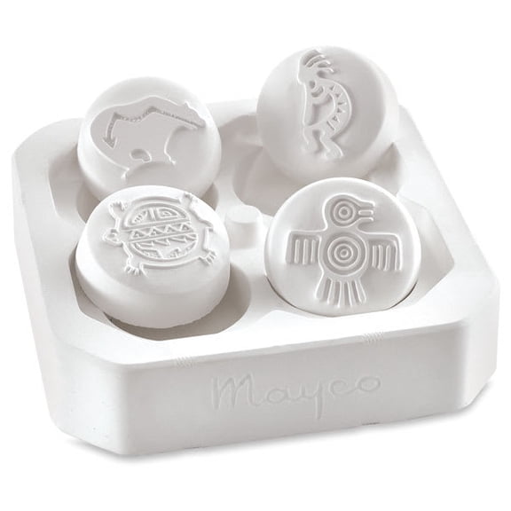 Mayco Press Tools - Set of 4, Native American Designs