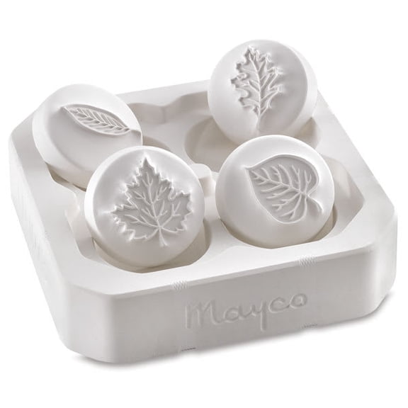 Mayco Press Tools - Set of 4, Leaf Designs