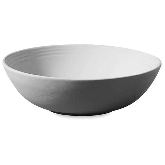 Mayco Stoneware Bisque Bowls - Pkg of 6, Rimmed Bowl