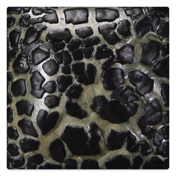 Mayco Stoneware Mudcrack Glaze - Black, Pint