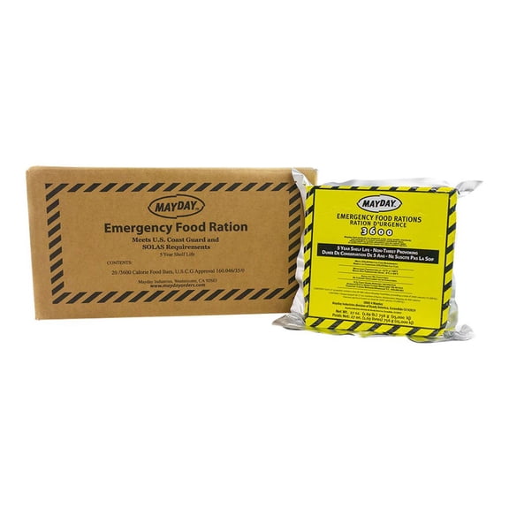 Mayday Emergency Food Ration 3600 - Protein bar - 26.7 oz (pack of 20)
