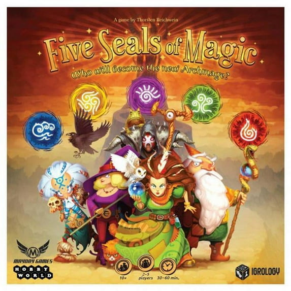 Mayday Games MYY4229 Five Seals of Magic Board Game