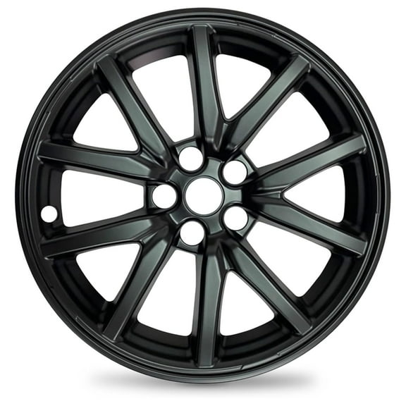 Mayde 18-Inch Wheel Covers fits 2017-2023 Tesla Model 3 Rims, Replacement Hub Caps (1 Piece, Matte Black)