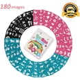 thumbnail image 1 of Maydear 180 Pattern Face Paint Stencils for Kids, Reusable, Soft and Easy to Face Painting Template for Holiday Party Cosplay, 1 of 4