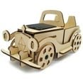 thumbnail image 1 of Maydear 3D Wooden Puzzle Solar Car Model Kit，DIY Educational Science Kit for Children Over 6 Years Old-Convertible Car, 1 of 1