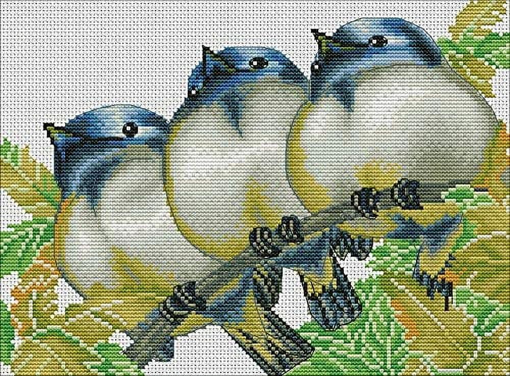 Maydear Cross Stitch Kits Stamped Full Range of Embroidery Starter Kits for  Beginners DIY 11CT 3 Strands Dinosaurs and Elve 20.515.4inch 