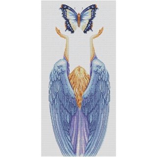 Angel Blue Knitting Bag - Yarn Organizer For All Your Knitting