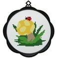 thumbnail image 1 of Maydear Full Range of Embroidery Starter Kits Stamped Cross Stitch Kits Beginners for DIY Embroidery (Multiple Pattern Designs) (Mushrooms and Ladybugs), 1 of 2