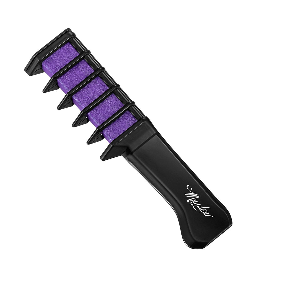 Maydear Temporary Hair Chalk Comb Non Toxic Hair Color Comb and Safe for Kids Purple