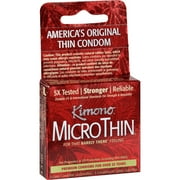 Mayer Laboratories Kimono Textured Condom - 3 Condoms