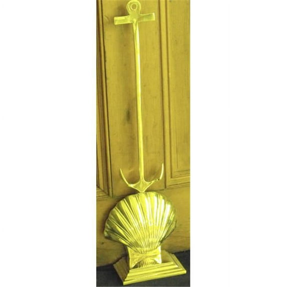 Mayer Mill Brass SAD-C Shell with Anchor Door Stop - Chrome