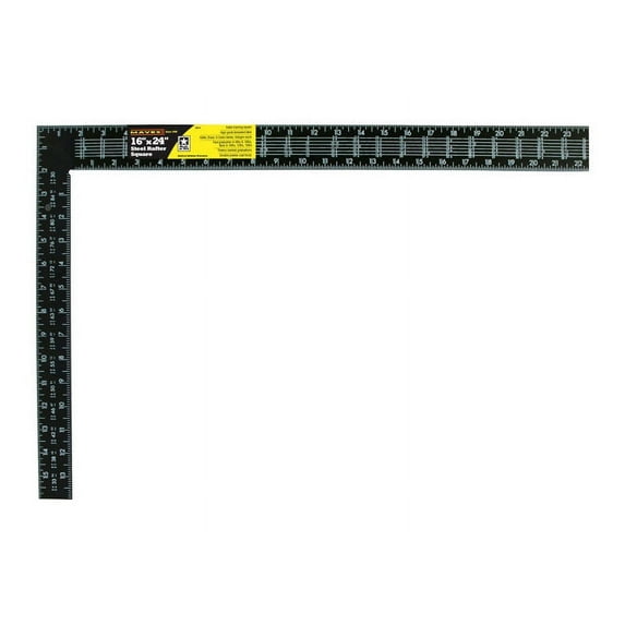 Mayes 10219 24" Yellow Steel Rafter Square
