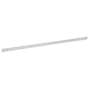 Mayes Metal Yardstick, Silver, 36 inch