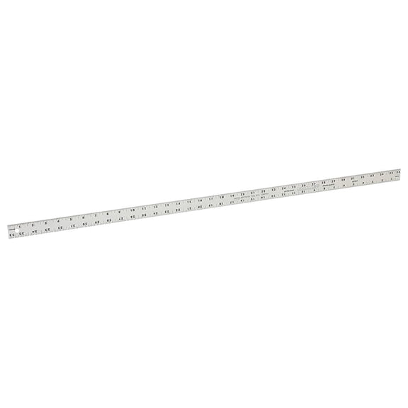 Mayes Metal Yardstick, Silver, 36 inch