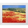 thumbnail image 1 of Mayes, Hilary 14x12 White Modern Wood Framed Museum Art Print Titled - Harvest Poppies, 1 of 4