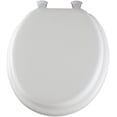 thumbnail image 1 of Mayfair 13EC 000 Soft Easily Removes Toilet Seat 1 Pack Round White, 1 of 7